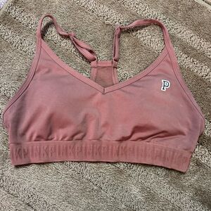 PINK Victoria's Secret Dusty Rose Sports Bra